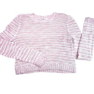 Women’s Sweater, Arizona, Size Large, pink multicolor